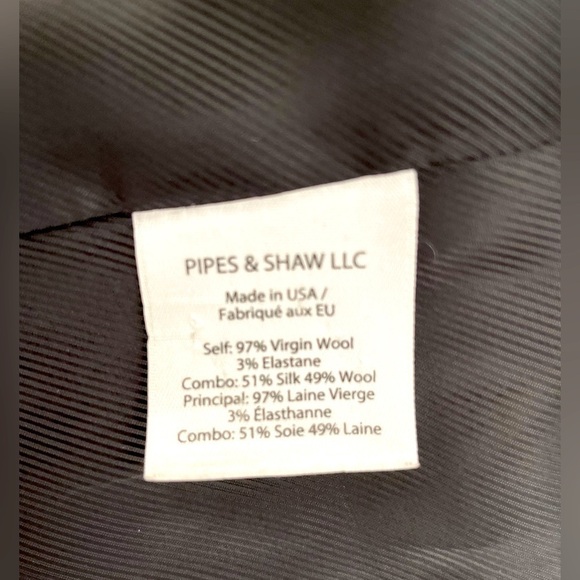 Veronica Beard virgin wool silk blend navy blue blazer - Picture 4 of 4